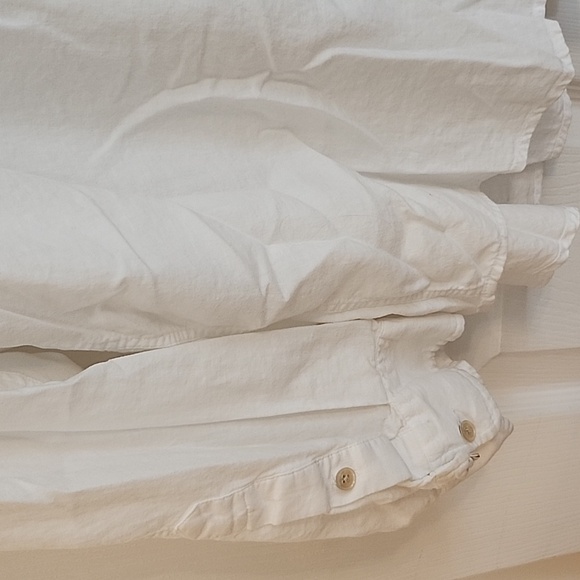 Aritzia Wilfred Free 2XL White Button Down Blouse - Picture 3 of 5
